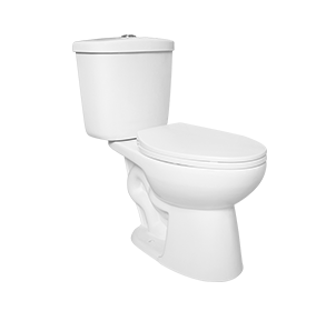 Chair Height Elongated Two-piece Toilet with 12″ Roughing-in